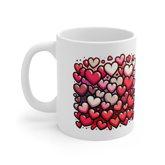 Cascading Hearts Mug